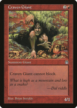 Craven Giant [Stronghold] | Rook's Games and More