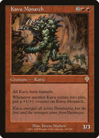 Kavu Monarch [Invasion] | Rook's Games and More