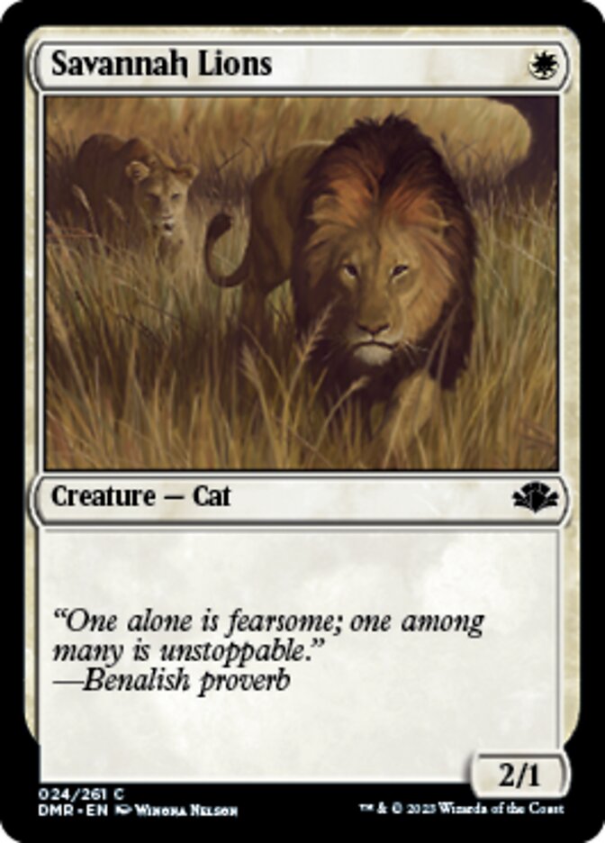 Savannah Lions [Dominaria Remastered] | Rook's Games and More