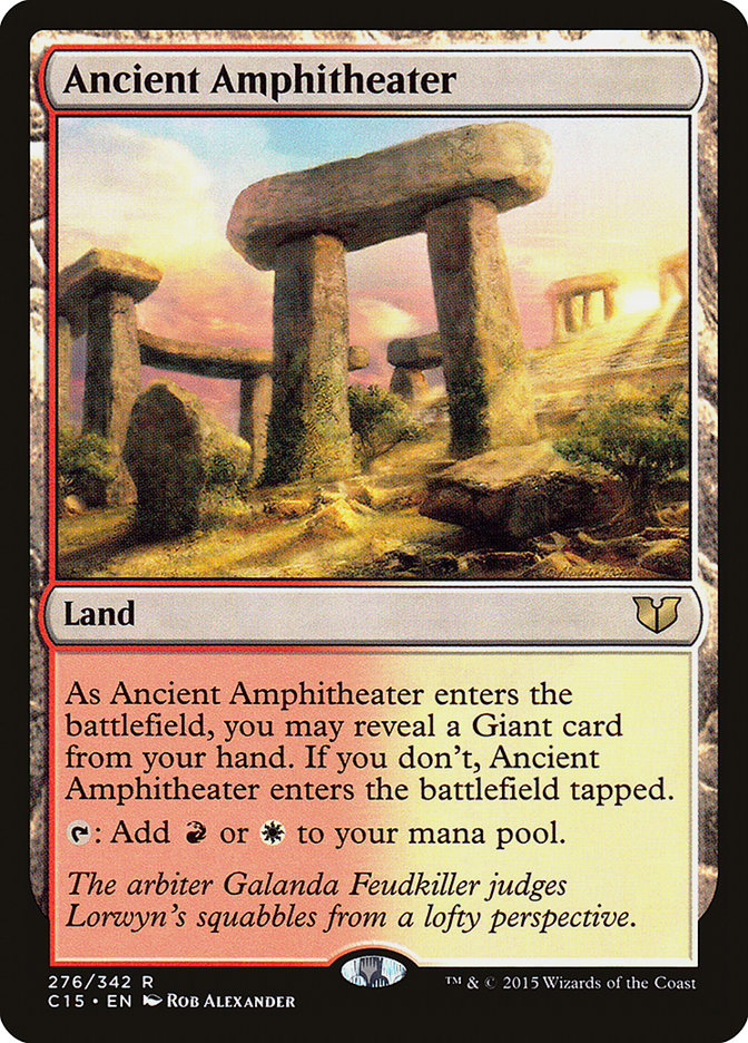 Ancient Amphitheater [Commander 2015] | Rook's Games and More