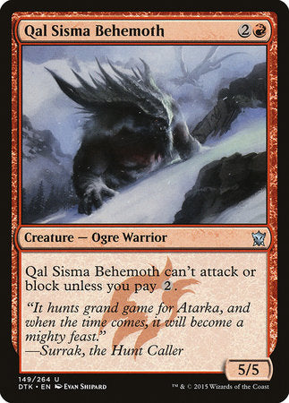 Qal Sisma Behemoth [Dragons of Tarkir] | Rook's Games and More