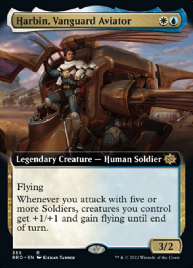Harbin, Vanguard Aviator (Extended Art) [The Brothers' War] | Rook's Games and More