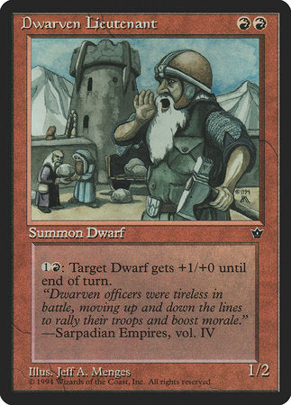 Dwarven Lieutenant [Fallen Empires] | Rook's Games and More