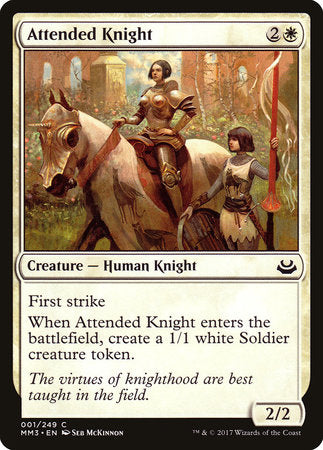 Attended Knight [Modern Masters 2017] | Rook's Games and More