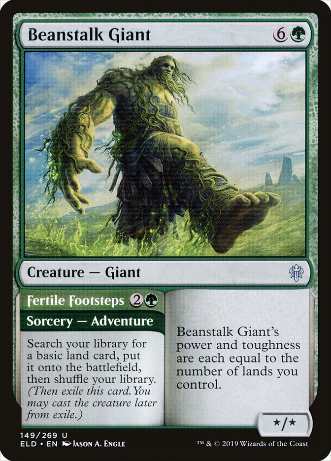 Beanstalk Giant // Fertile Footsteps [Throne of Eldraine] | Rook's Games and More
