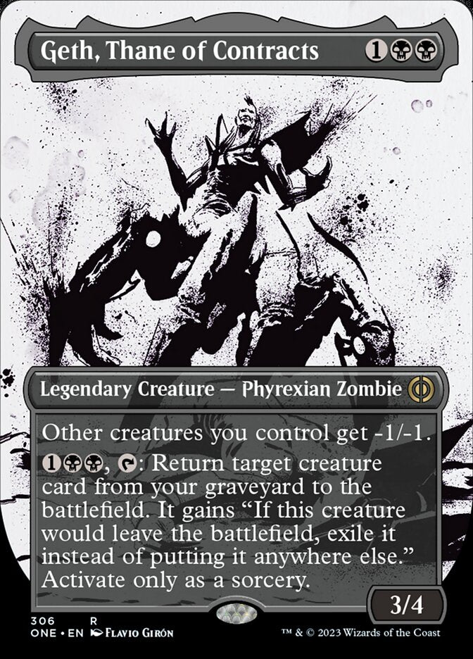 Geth, Thane of Contracts (Borderless Ichor) [Phyrexia: All Will Be One] | Rook's Games and More