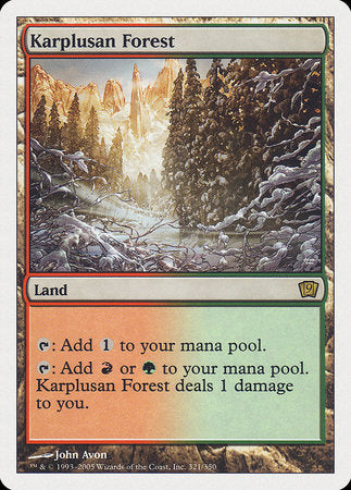 Karplusan Forest [Ninth Edition] | Rook's Games and More