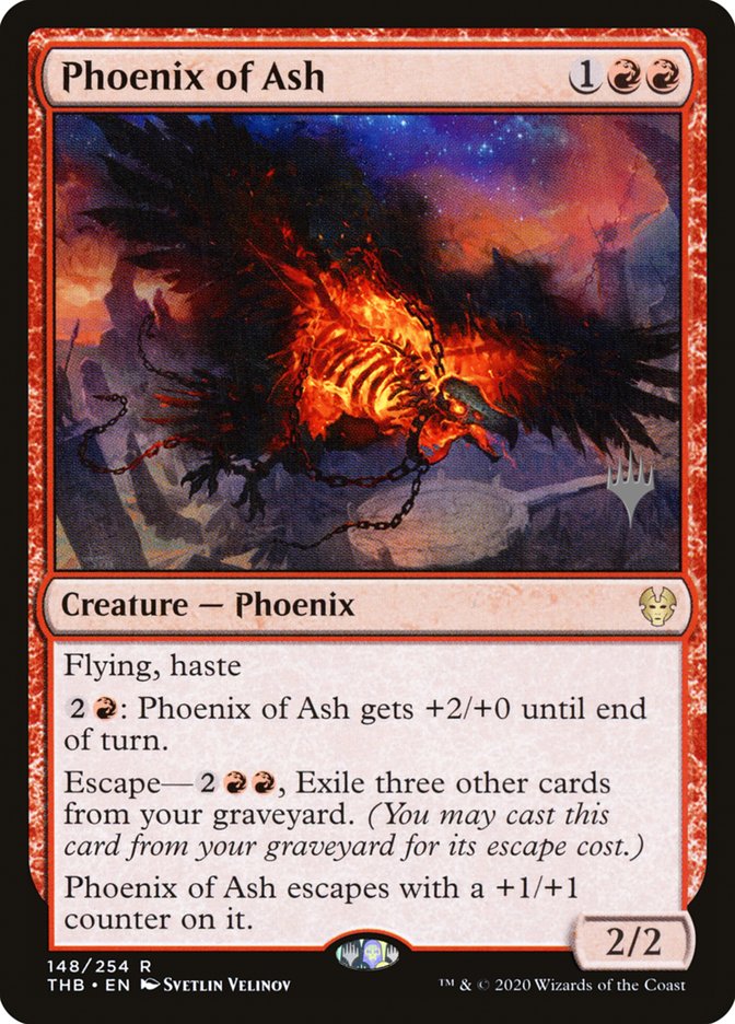 Phoenix of Ash (Promo Pack) [Theros Beyond Death Promos] | Rook's Games and More