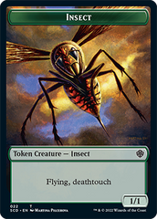 Insect // Cat Double-Sided Token [Starter Commander Decks] | Rook's Games and More