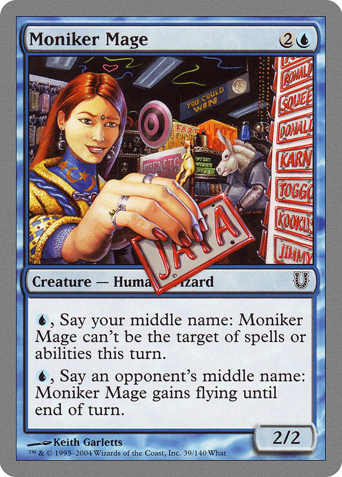 Moniker Mage [Unhinged] | Rook's Games and More