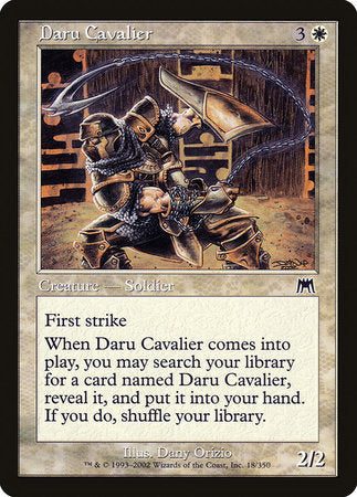 Daru Cavalier [Onslaught] | Rook's Games and More