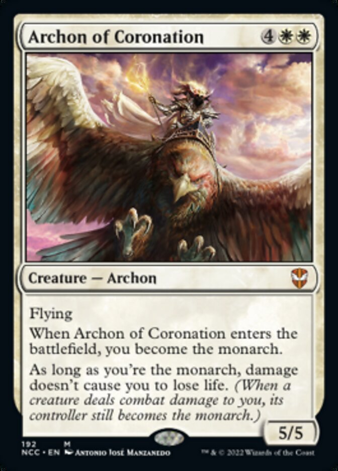 Archon of Coronation [Streets of New Capenna Commander] | Rook's Games and More