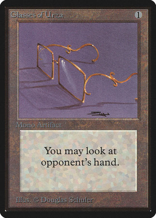 Glasses of Urza [Limited Edition Beta] | Rook's Games and More