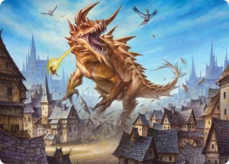 Tarrasque Art Card [Dungeons & Dragons: Adventures in the Forgotten Realms Art Series] | Rook's Games and More