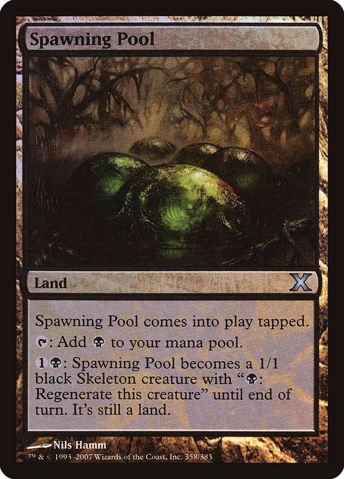 Spawning Pool (Premium Foil) [Tenth Edition] | Rook's Games and More