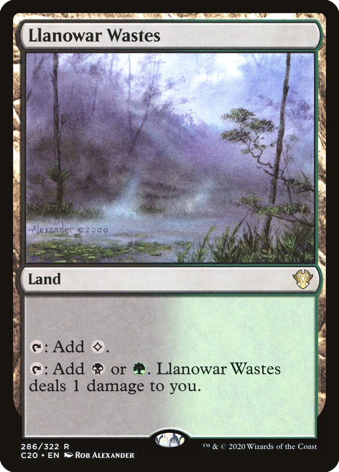 Llanowar Wastes [Commander 2020] | Rook's Games and More