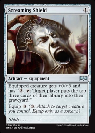 Screaming Shield [Ravnica Allegiance] | Rook's Games and More