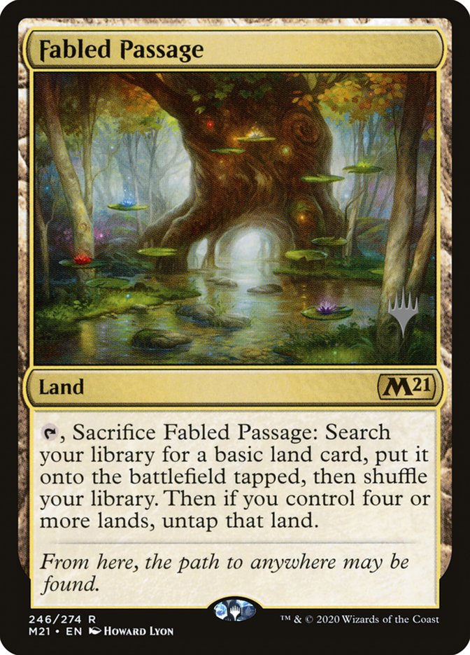 Fabled Passage (Promo Pack) [Core Set 2021 Promos] | Rook's Games and More