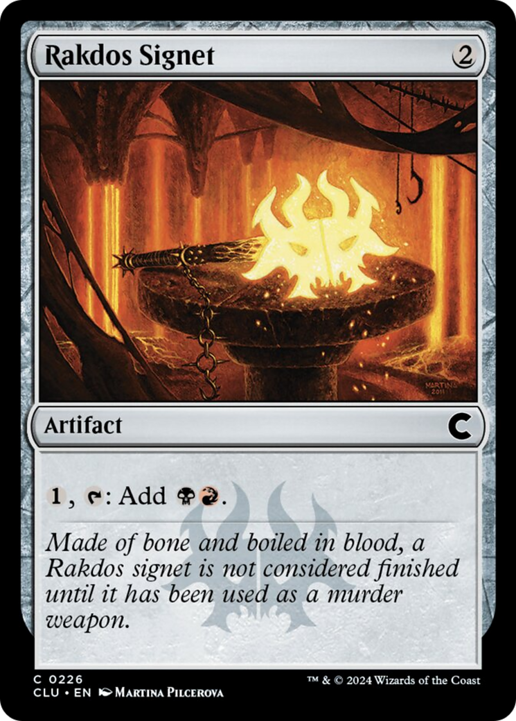 Rakdos Signet [Ravnica: Clue Edition] | Rook's Games and More
