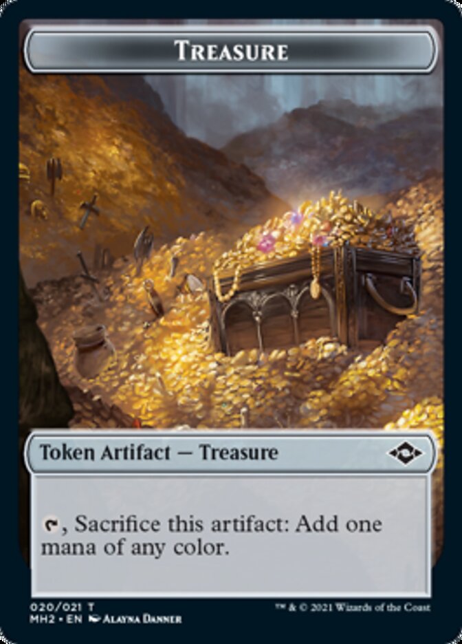 Treasure Token (#20) [Modern Horizons 2 Tokens] | Rook's Games and More