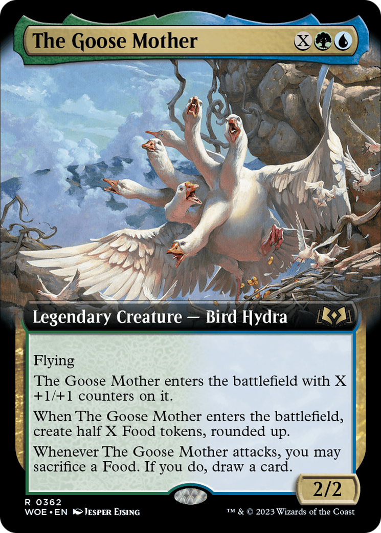 The Goose Mother (Extended Art) [Wilds of Eldraine] | Rook's Games and More