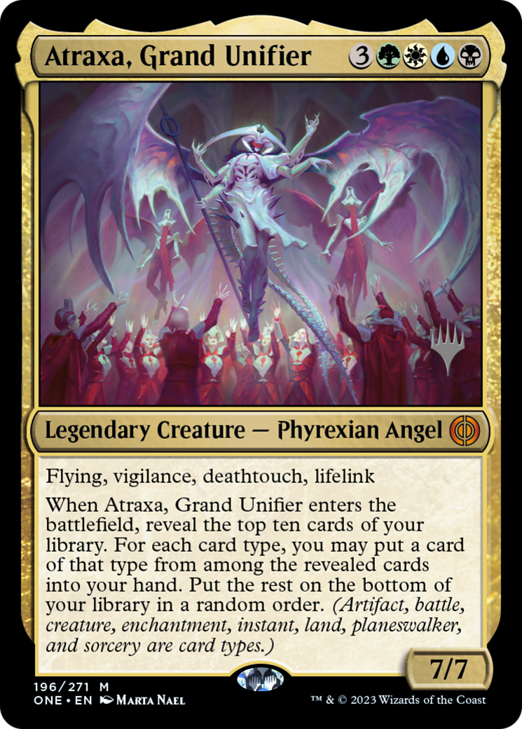 Atraxa, Grand Unifier (Promo Pack) [Phyrexia: All Will Be One Promos] | Rook's Games and More