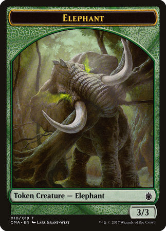 Elephant Token (010) [Commander Anthology Tokens] | Rook's Games and More