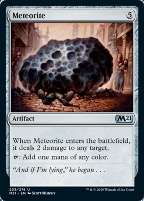 Meteorite [Core Set 2021] | Rook's Games and More