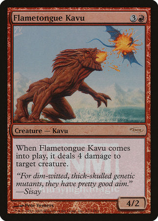 Flametongue Kavu [Friday Night Magic 2005] | Rook's Games and More