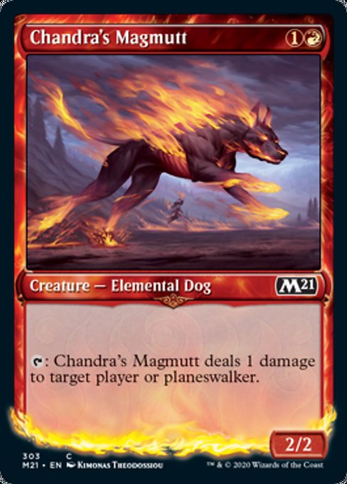 Chandra's Magmutt (Showcase) [Core Set 2021] | Rook's Games and More