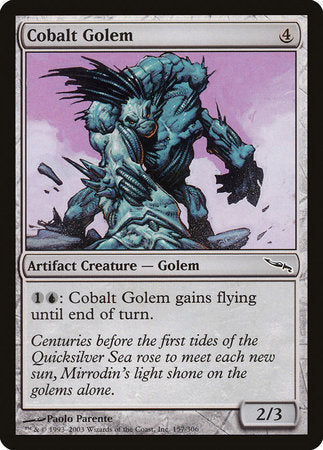 Cobalt Golem [Mirrodin] | Rook's Games and More