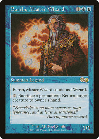 Barrin, Master Wizard [Urza's Saga] | Rook's Games and More