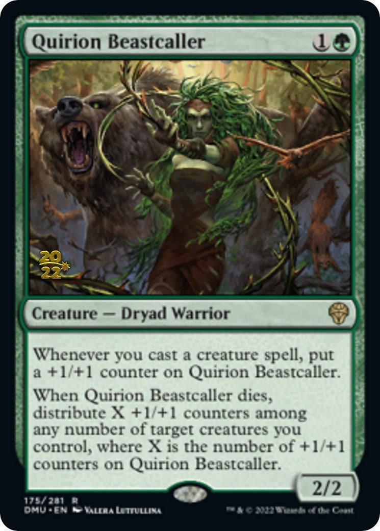 Quirion Beastcaller [Dominaria United Prerelease Promos] | Rook's Games and More
