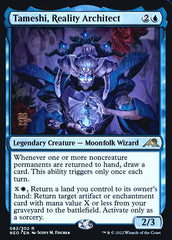 Tameshi, Reality Architect [Kamigawa: Neon Dynasty Prerelease Promos]