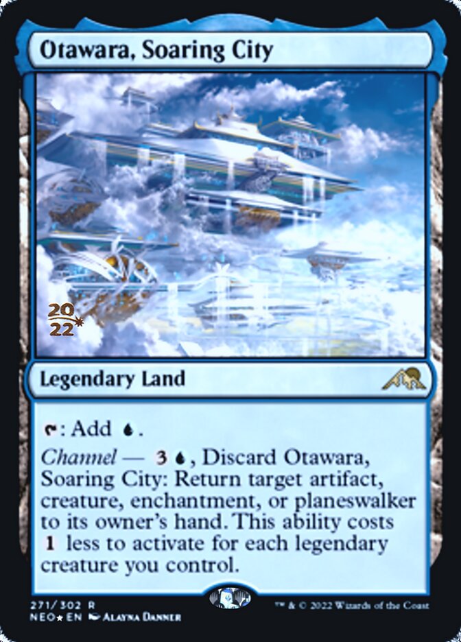 Otawara, Soaring City [Kamigawa: Neon Dynasty Prerelease Promos] | Rook's Games and More