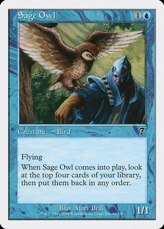 Sage Owl [Seventh Edition] | Rook's Games and More