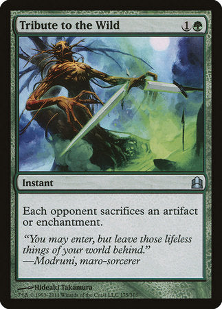Tribute to the Wild [Commander 2011] | Rook's Games and More