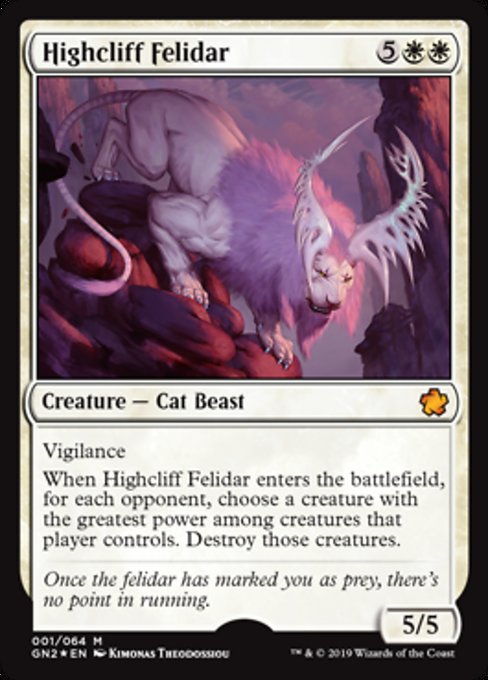 Highcliff Felidar [Game Night 2019] | Rook's Games and More