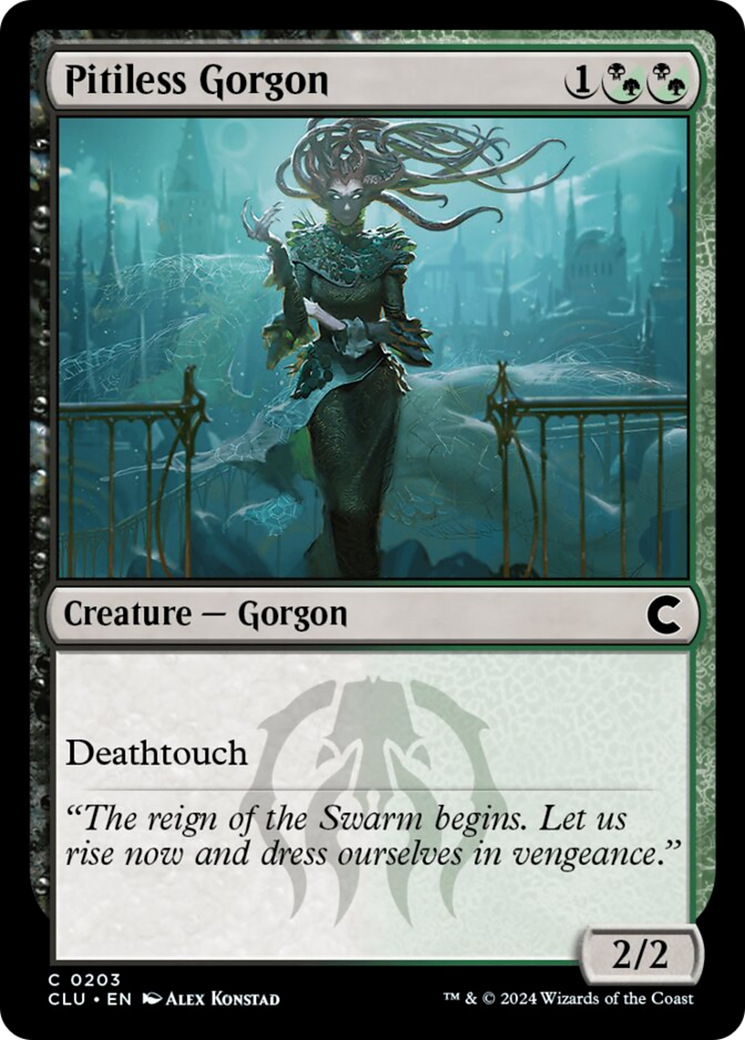 Pitiless Gorgon [Ravnica: Clue Edition] | Rook's Games and More