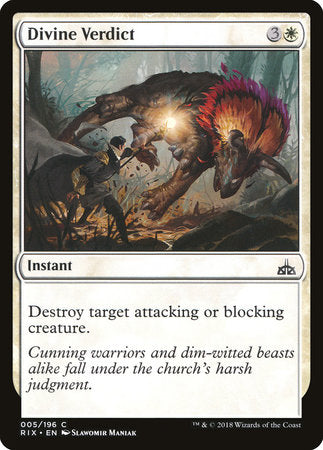 Divine Verdict [Rivals of Ixalan] | Rook's Games and More