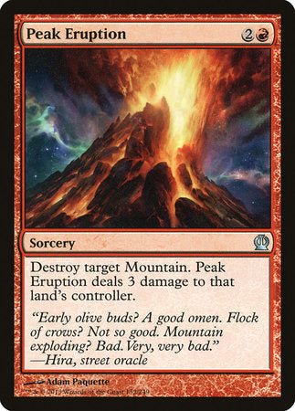Peak Eruption [Theros] | Rook's Games and More