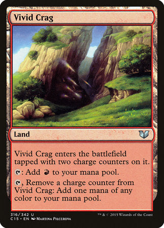 Vivid Crag [Commander 2015] | Rook's Games and More