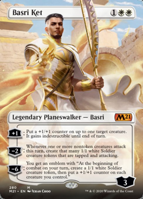 Basri Ket (Borderless) [Core Set 2021] | Rook's Games and More