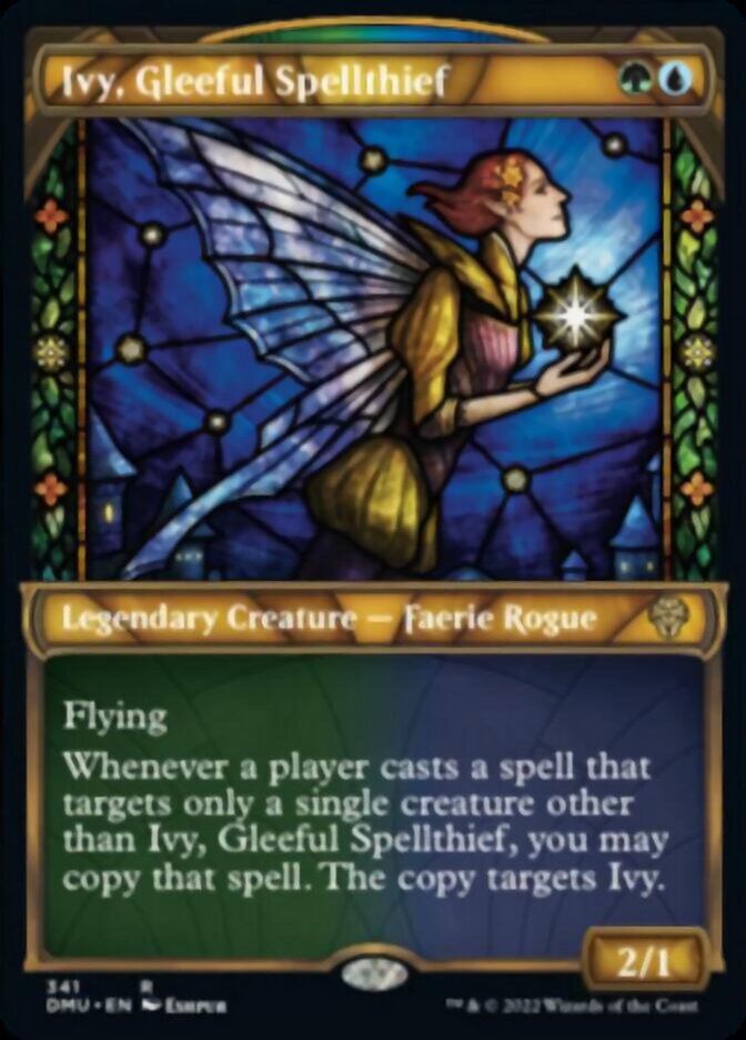 Ivy, Gleeful Spellthief (Showcase Textured) [Dominaria United] | Rook's Games and More