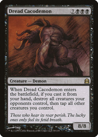 Dread Cacodemon [Commander 2011] | Rook's Games and More