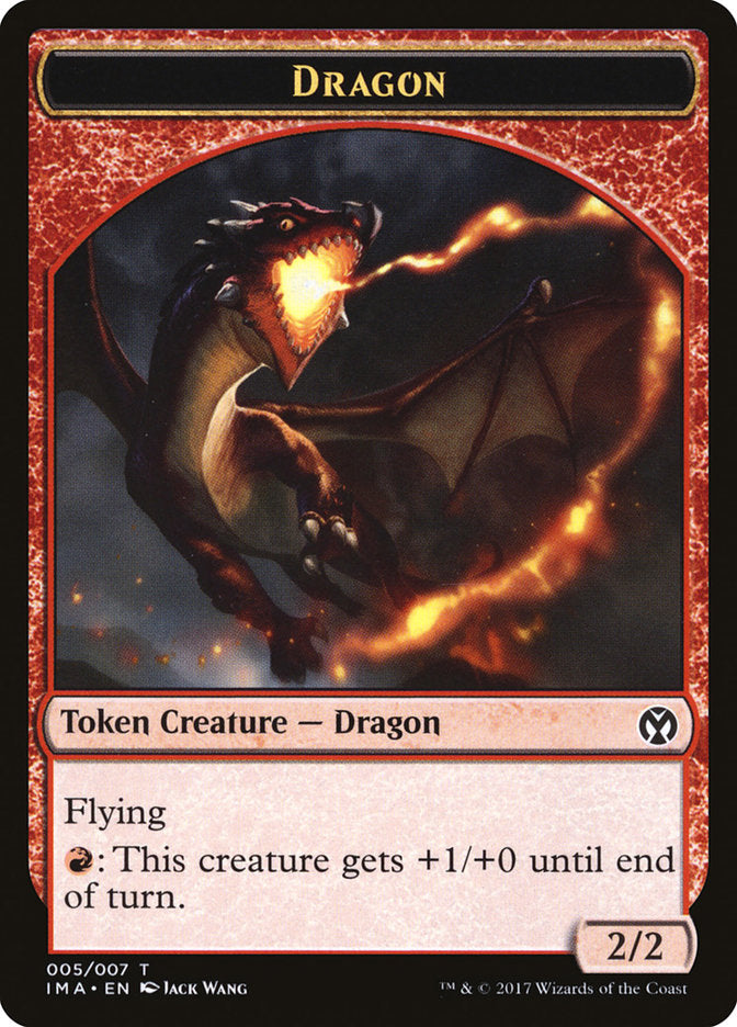 Dragon (005/007) [Iconic Masters Tokens] | Rook's Games and More