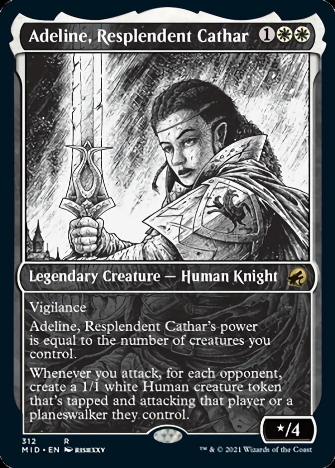 Adeline, Resplendent Cathar (Showcase Eternal Night) [Innistrad: Midnight Hunt] | Rook's Games and More