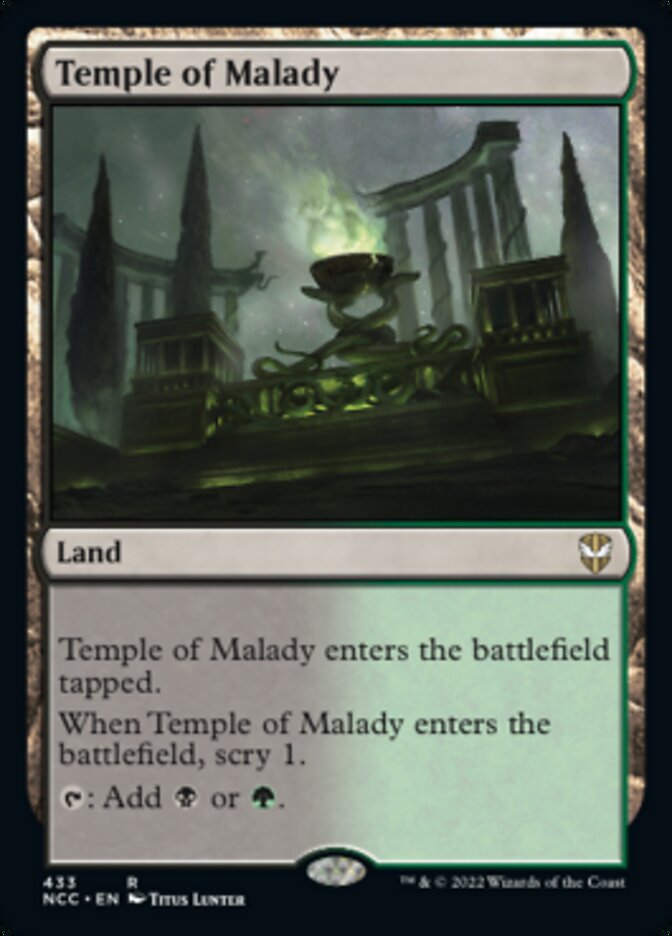 Temple of Malady [Streets of New Capenna Commander] | Rook's Games and More