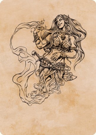 Djinni Windseer (Showcase) Art Card [Dungeons & Dragons: Adventures in the Forgotten Realms Art Series] | Rook's Games and More