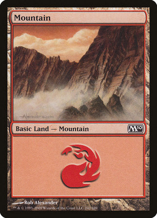 Mountain (242) [Magic 2010] | Rook's Games and More